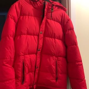 American Eagle hooded down jacket